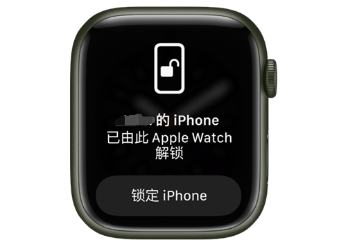 梅江苹果手机维修分享用 AppleWatch 解锁配备面容 ID 的 iPhone方法 