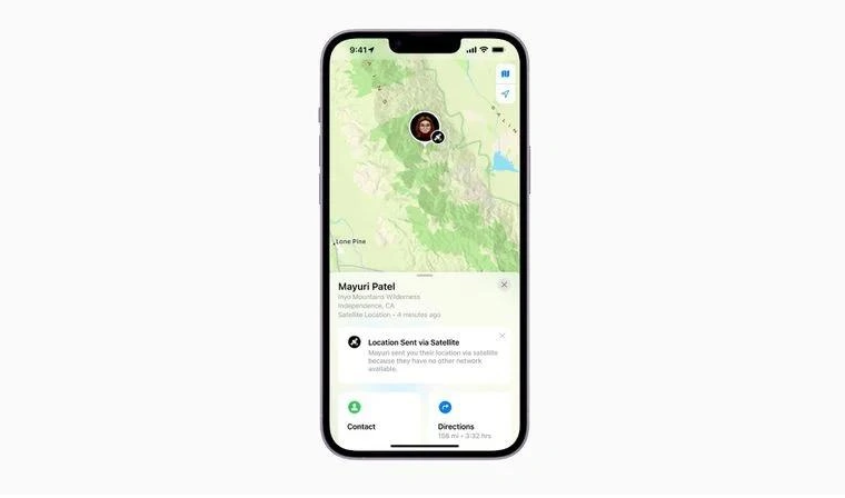 梅江苹果14维修分享iPhone14系列中 FindMy功能通过卫星分享位置方法教程 